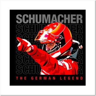 Michael Schumacher The German Legend Posters and Art